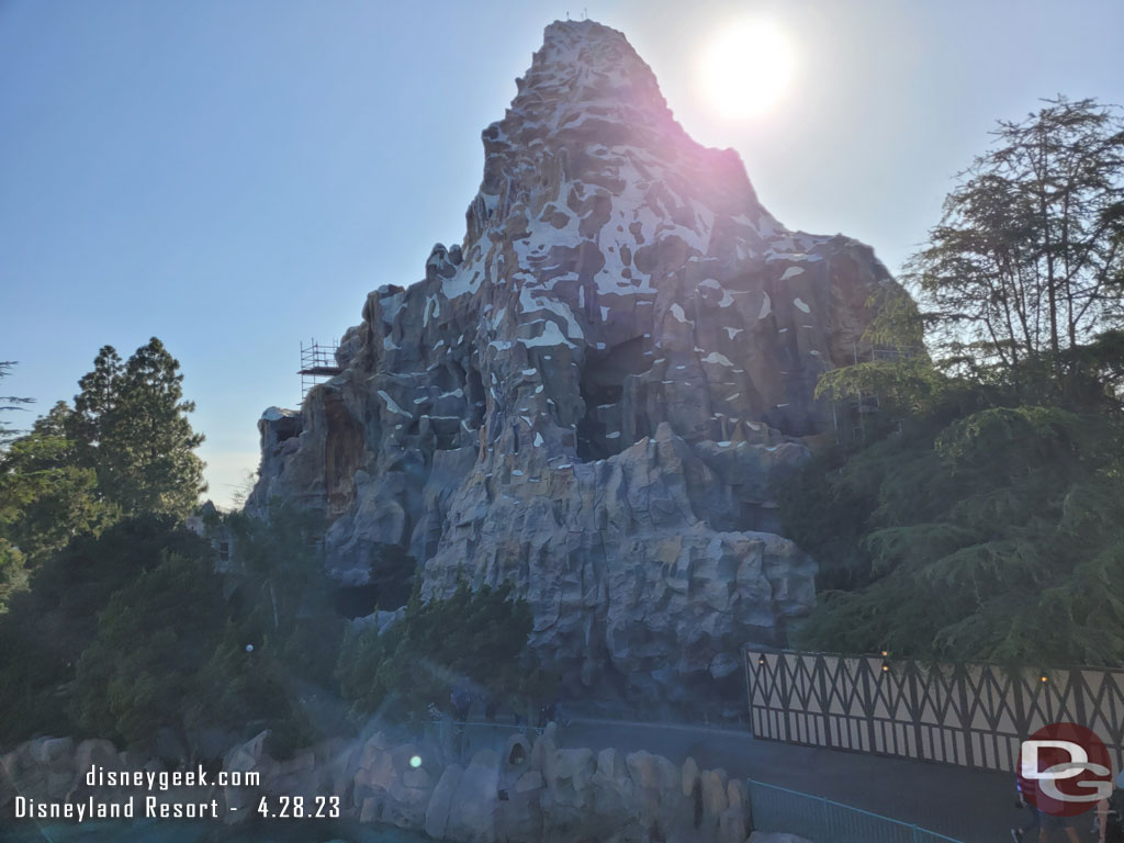 A look at the Matterhorn from the Monorail