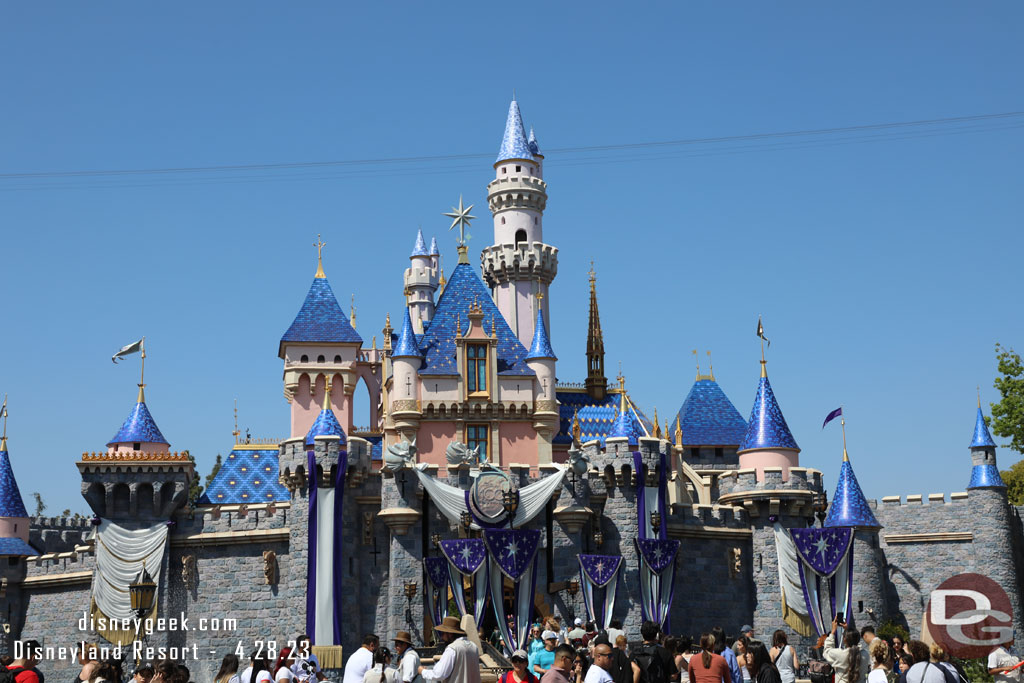 Sleeping Beauty Castle this afternoon