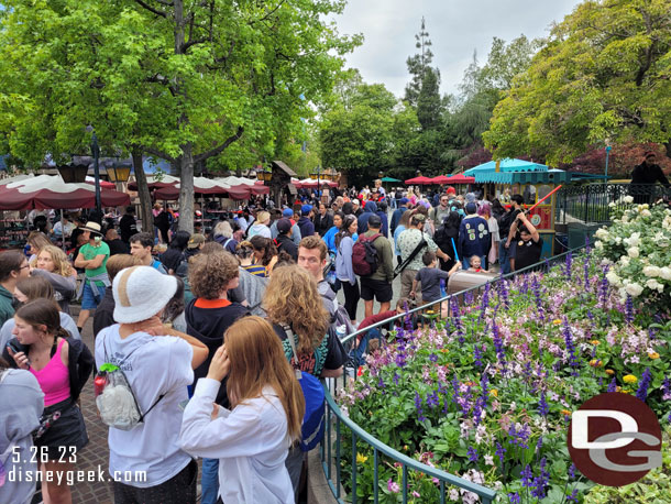 Thought this line for churros looked long in Fantasyland.