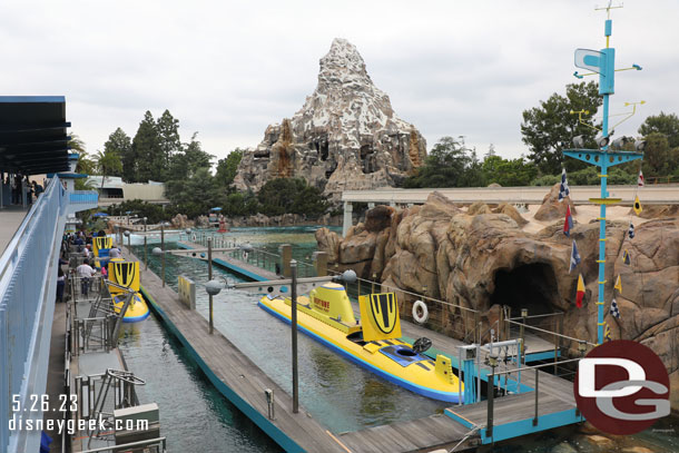 Overlooking the Finding Nemo Submarine Voyage Lagoon