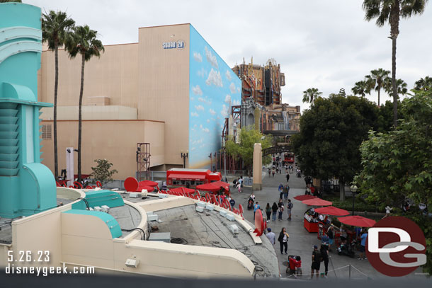 Cruising over Disney California Adventure