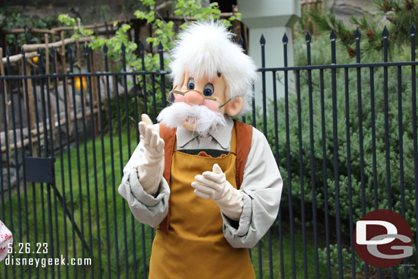 Geppetto was nearby too.