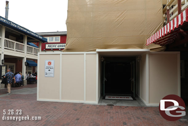 The Bakery remains open during the exterior work.