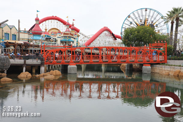 No visible changes to the bridge since my last visit.