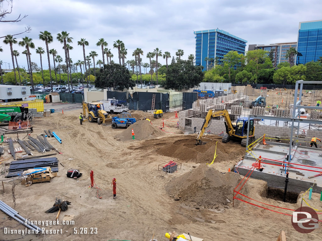 Foundations are in and the buildings are starting to rise up for the Downtown Disney project.