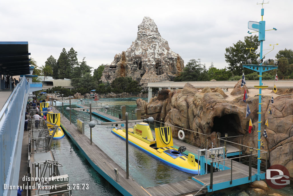 Overlooking the Finding Nemo Submarine Voyage Lagoon