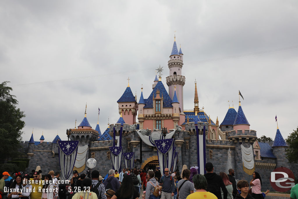 Sleeping Beauty Castle this afternoon