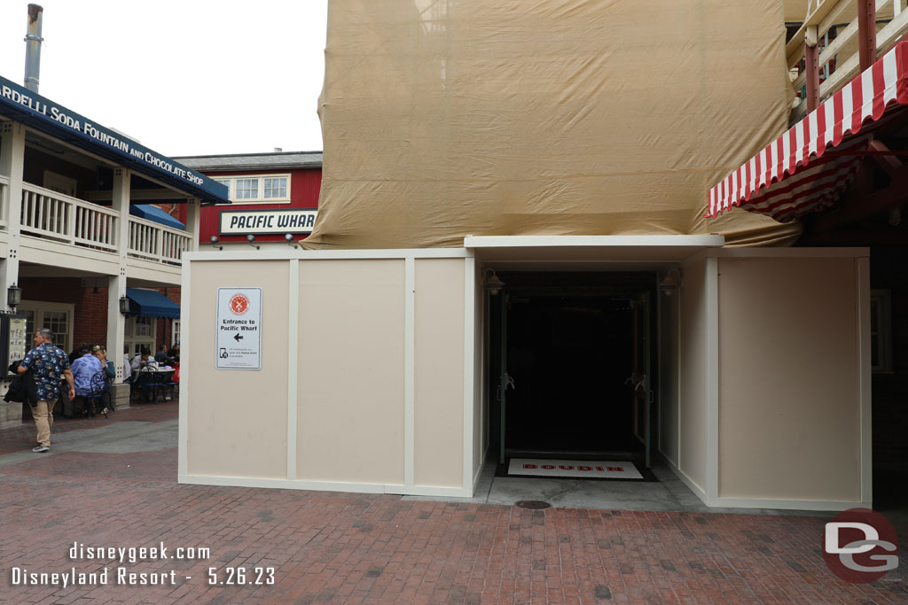 The Bakery remains open during the exterior work.