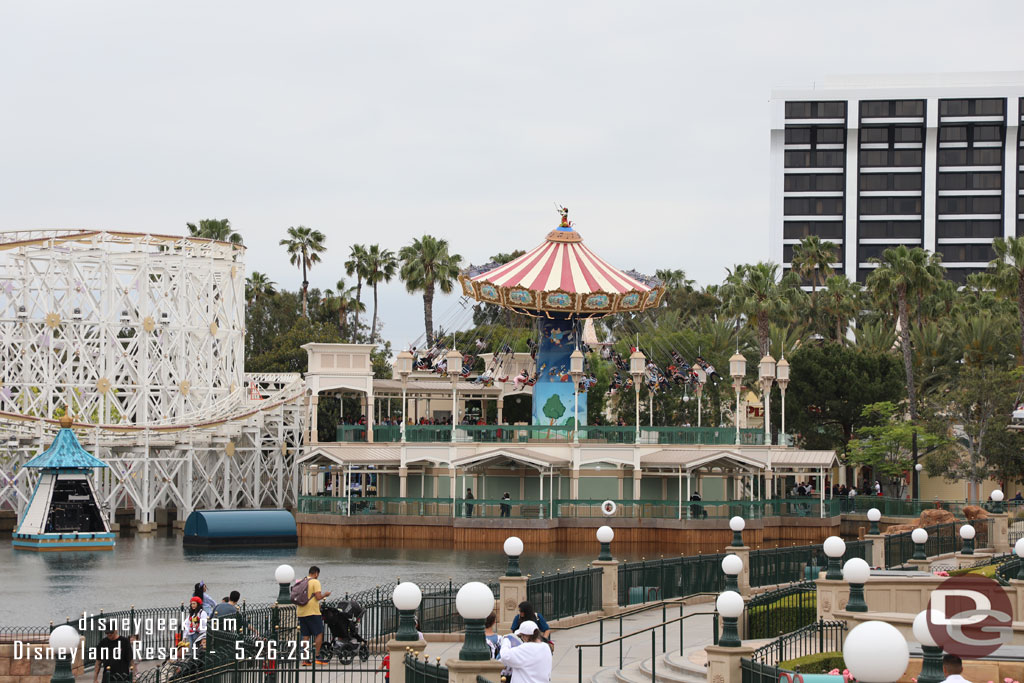 The Silly Symphony Swings have reopened since my last visit.