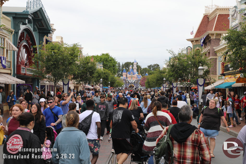 Main Street USA around 5pm