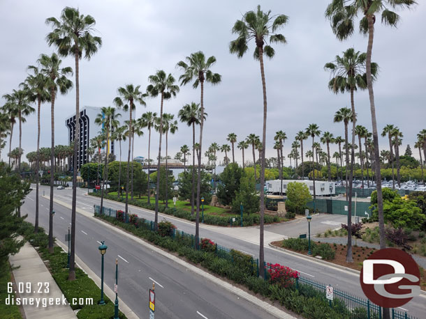 Passing over Disneyland Drive