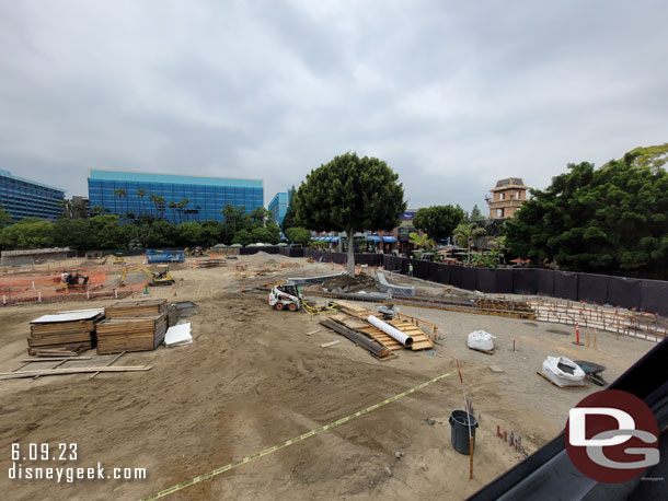 The planter and walkway replacement are also moving along.