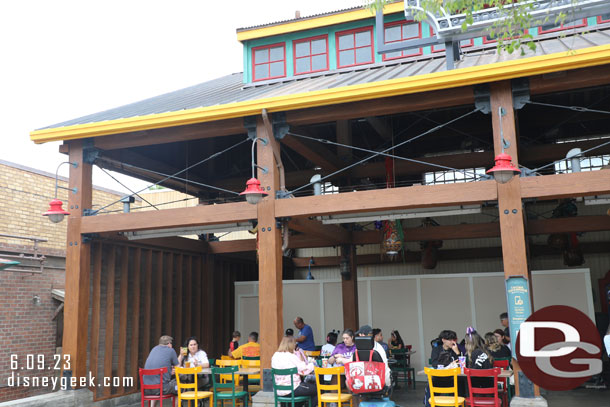 Walls still up in the dining area.