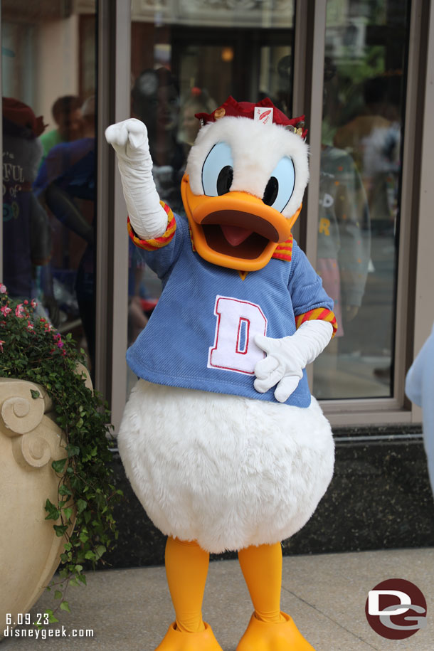 Today Donald Duck is celebrating his birthday. He made his original screen debut on this date in 1934 in The Wise Little Hen 