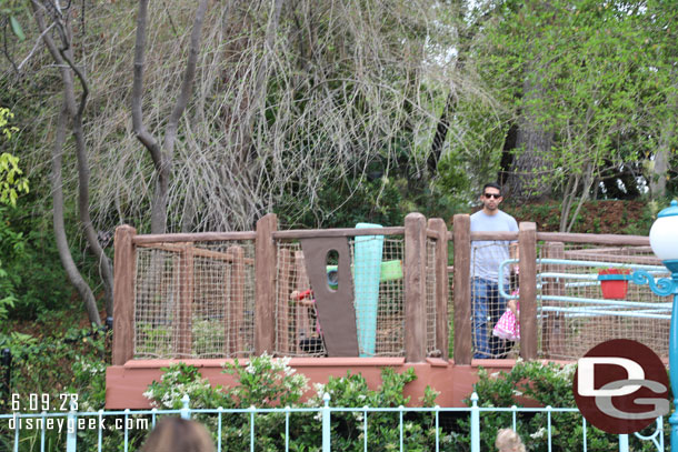 The lookout from ground level.