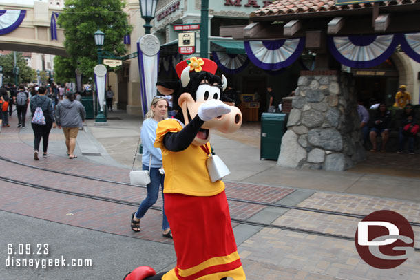 Clarabelle Cow on Buena Vista Street