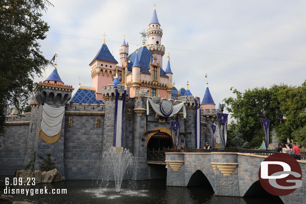 Sleeping Beauty Castle this evening