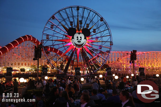 With nothing else going on decided to head into World of Color around 8:30pm and found a spot