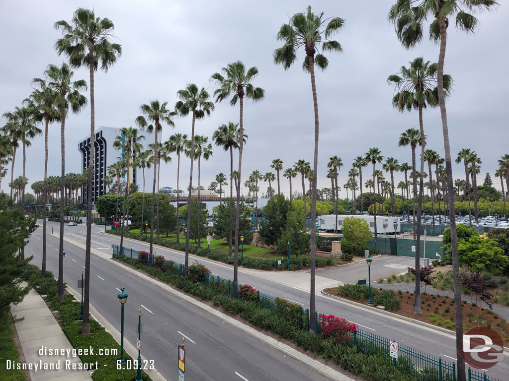 Passing over Disneyland Drive