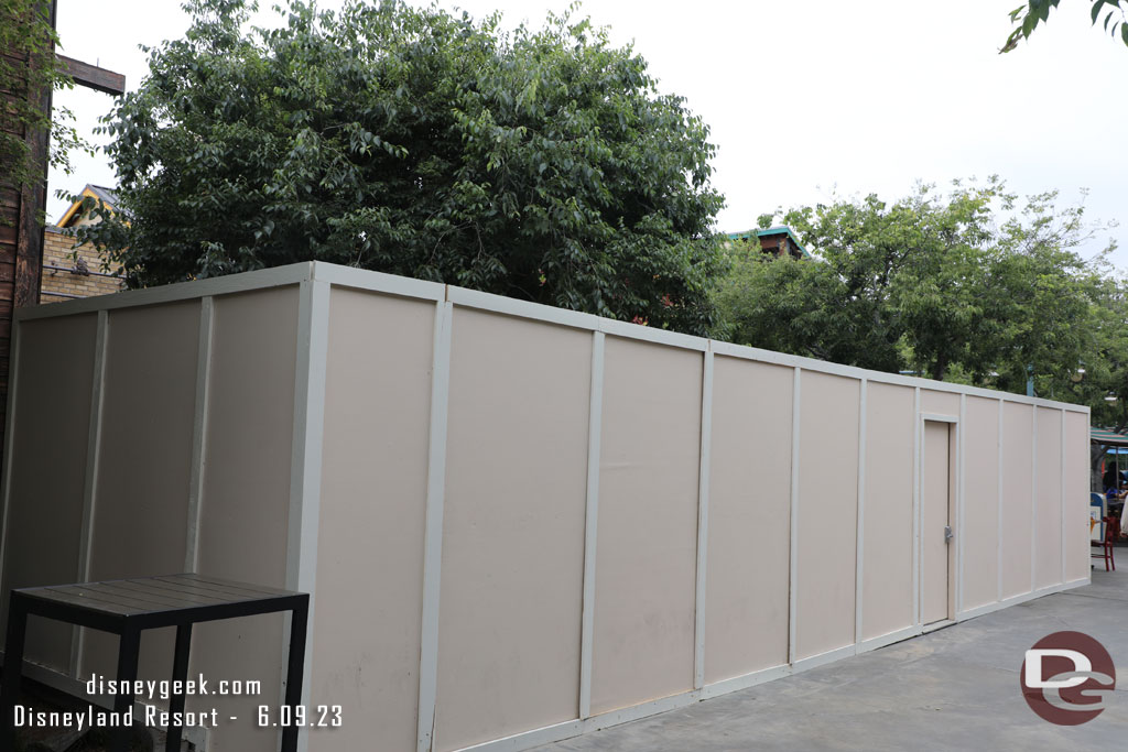 The beer truck is gone and walls are up for the new Meet and Greet. 