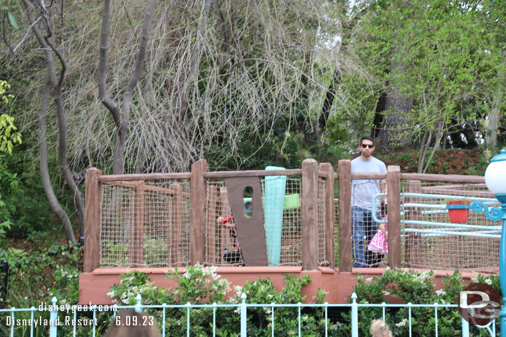 The lookout from ground level.