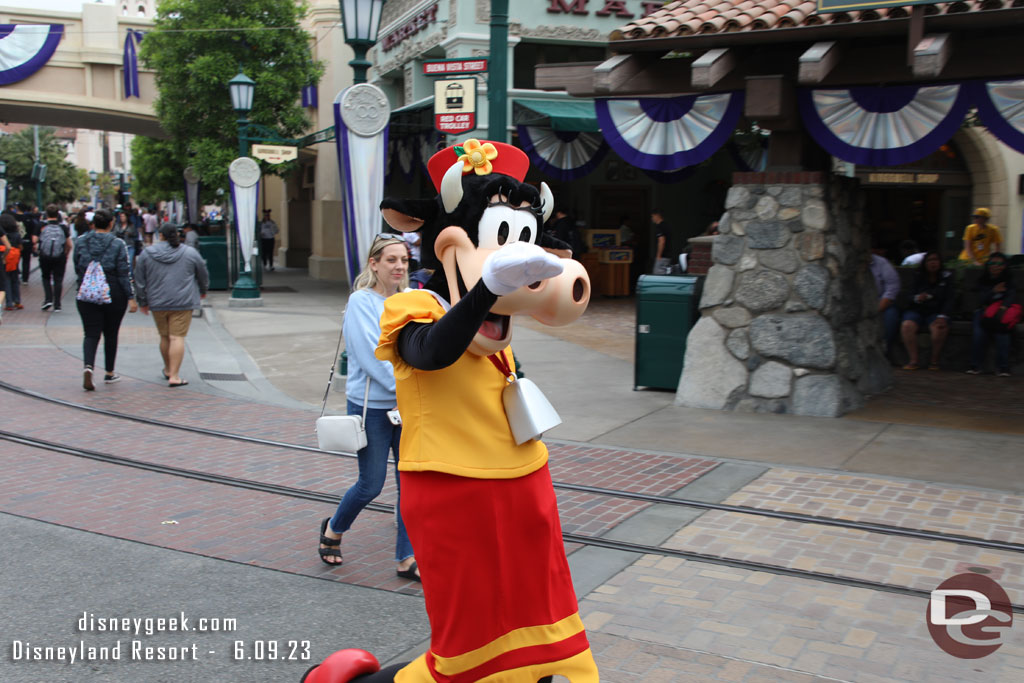 Clarabelle Cow on Buena Vista Street