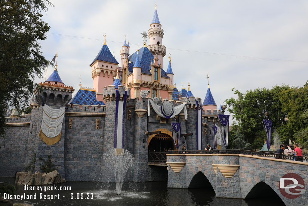 Sleeping Beauty Castle this evening