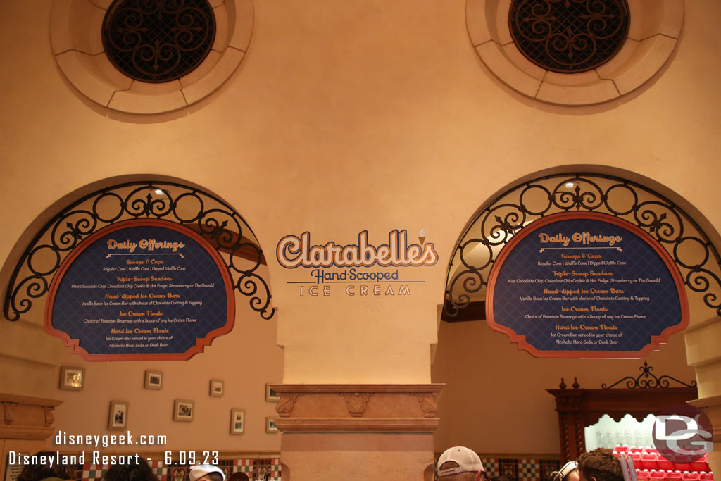 Noticed prices were removed from the menu at Clarabelle