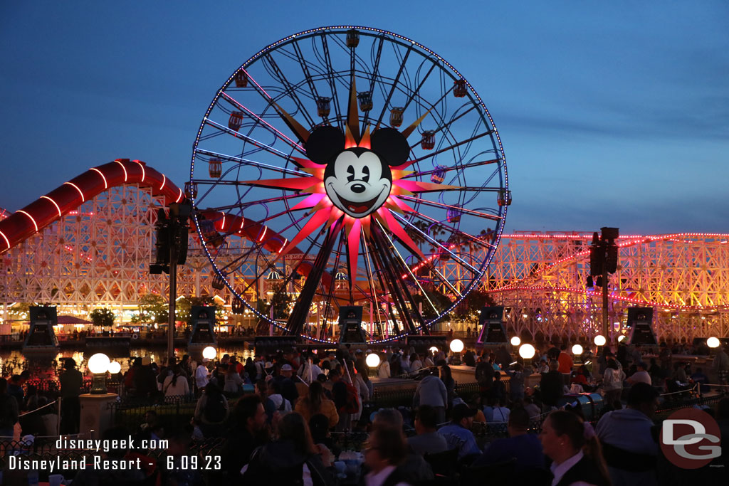 With nothing else going on decided to head into World of Color around 8:30pm and found a spot