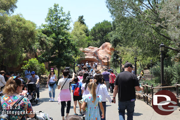 Taking the Big Thunder Trail