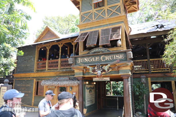 Jungle Cruise had a 30 minute wait