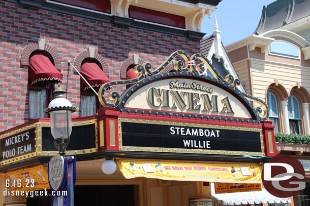 Streamers are still visible in a few areas along Main Street from an after hours party earlier this week