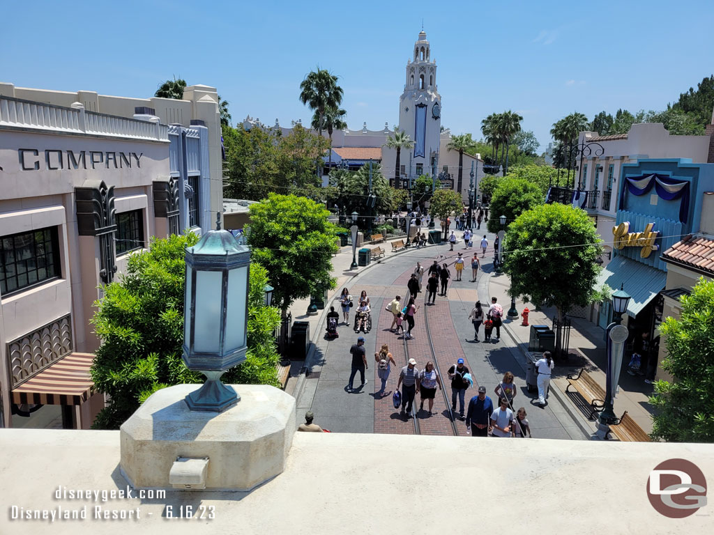 Cruising over Buena Vista Street