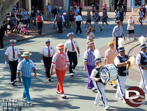 The Dapper Dans did not have on 4th of July outfits today.  