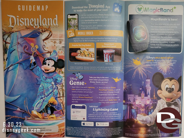 Disneyland Guidemap