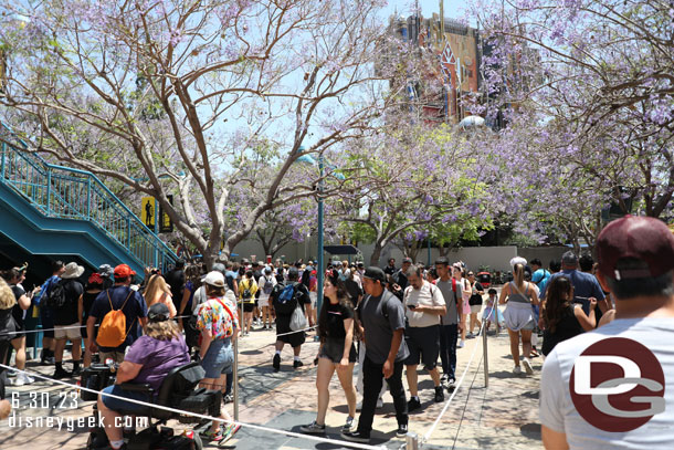 1:47pm - Joined the stand by queue for the 2:00pm Rogers: The Musical.