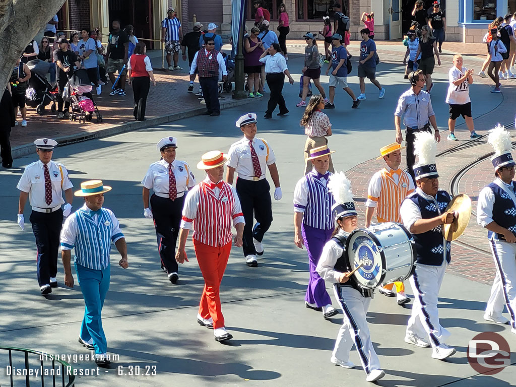 The Dapper Dans did not have on 4th of July outfits today.  