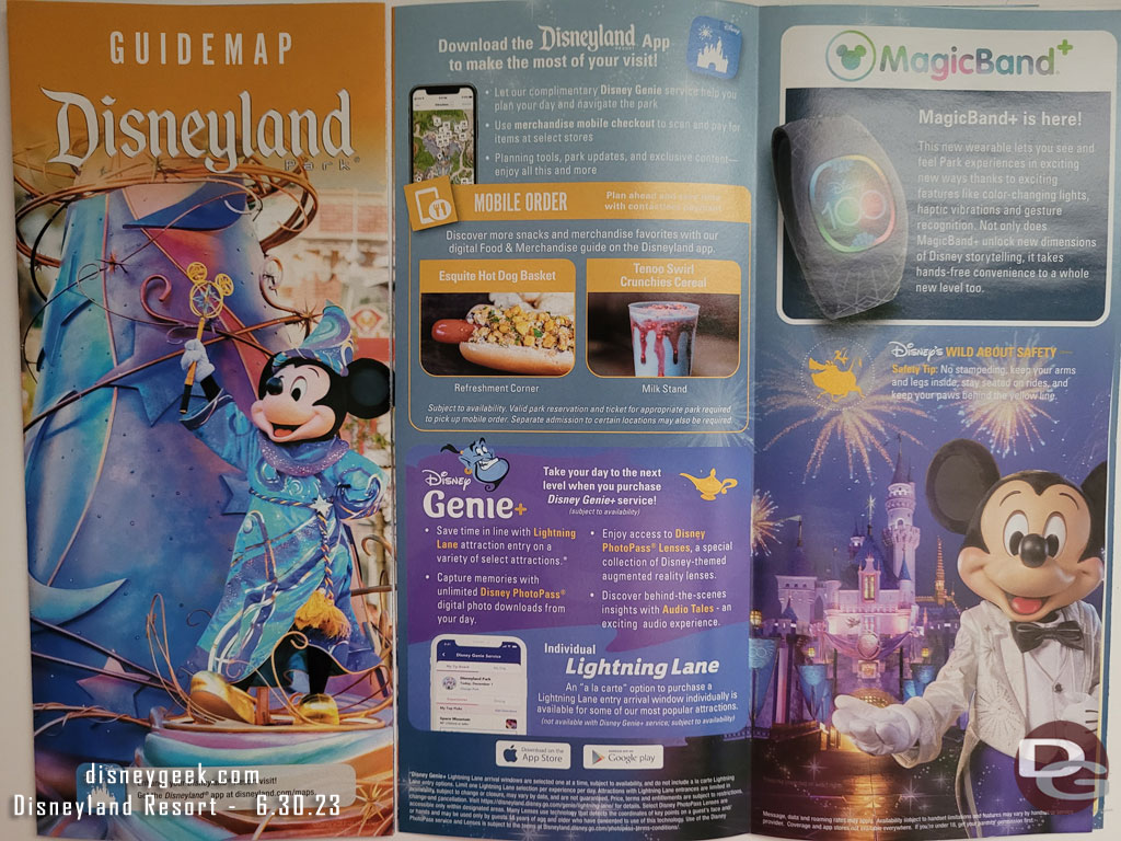 Disneyland Guidemap