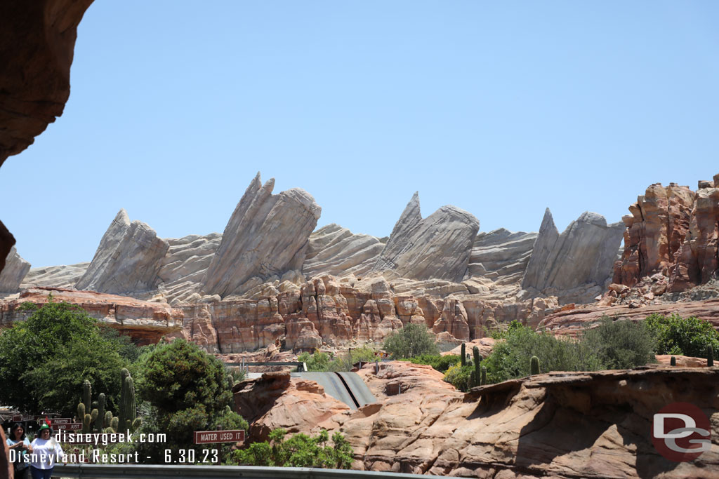 Entering Cars Land