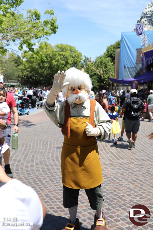 Geppetto was near by.