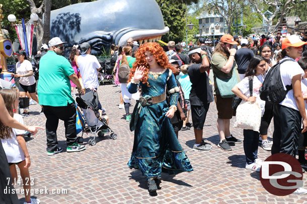 Merida out for a stroll