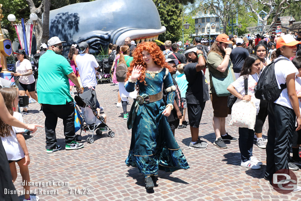 Merida out for a stroll