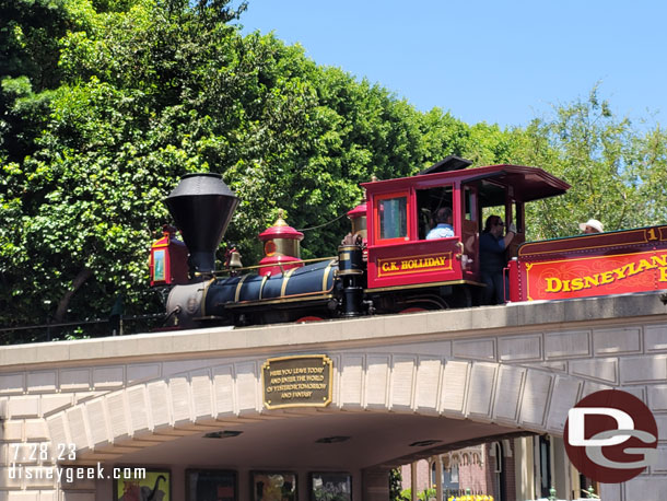 12:49pm - Entering Disneyland.