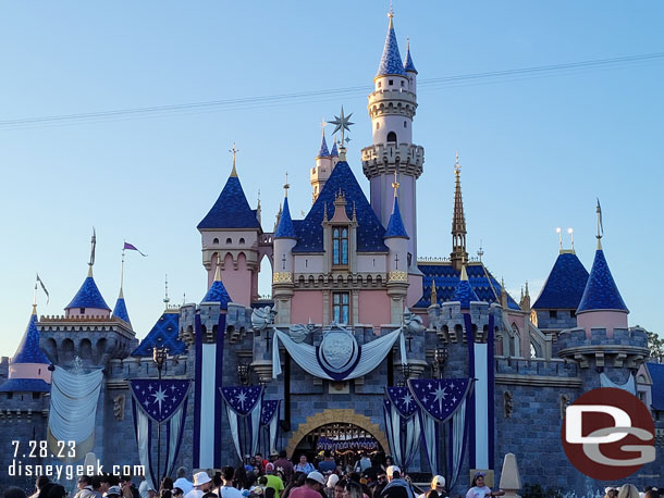 Sleeping Beauty Castle this evening