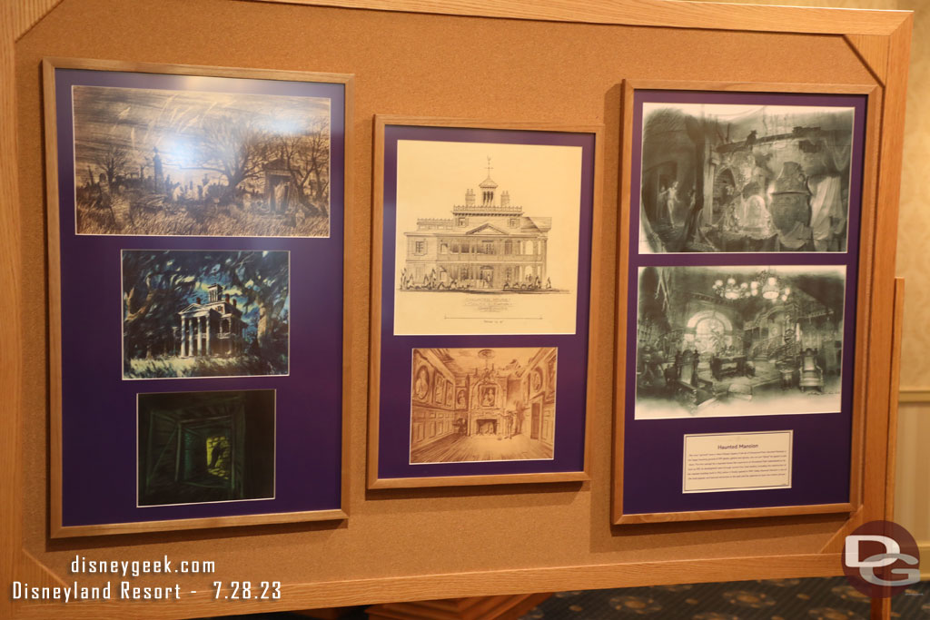 Stopped by the Opera House lobby to check out the Disney Gallery Exhibit.  Most of the exhibit is the same as before.