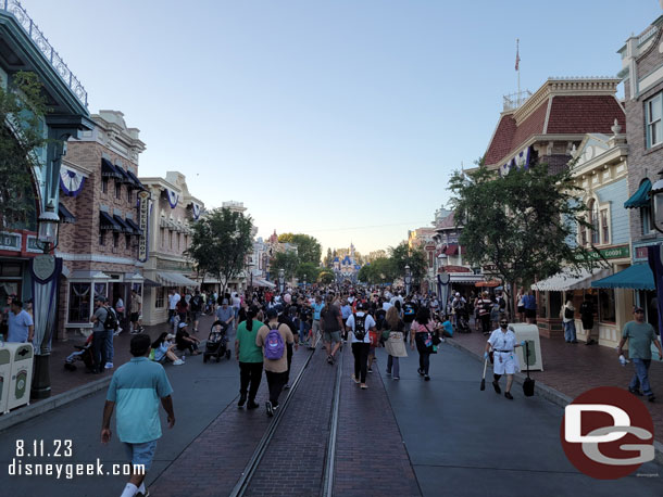 7:13pm - Main Street USA