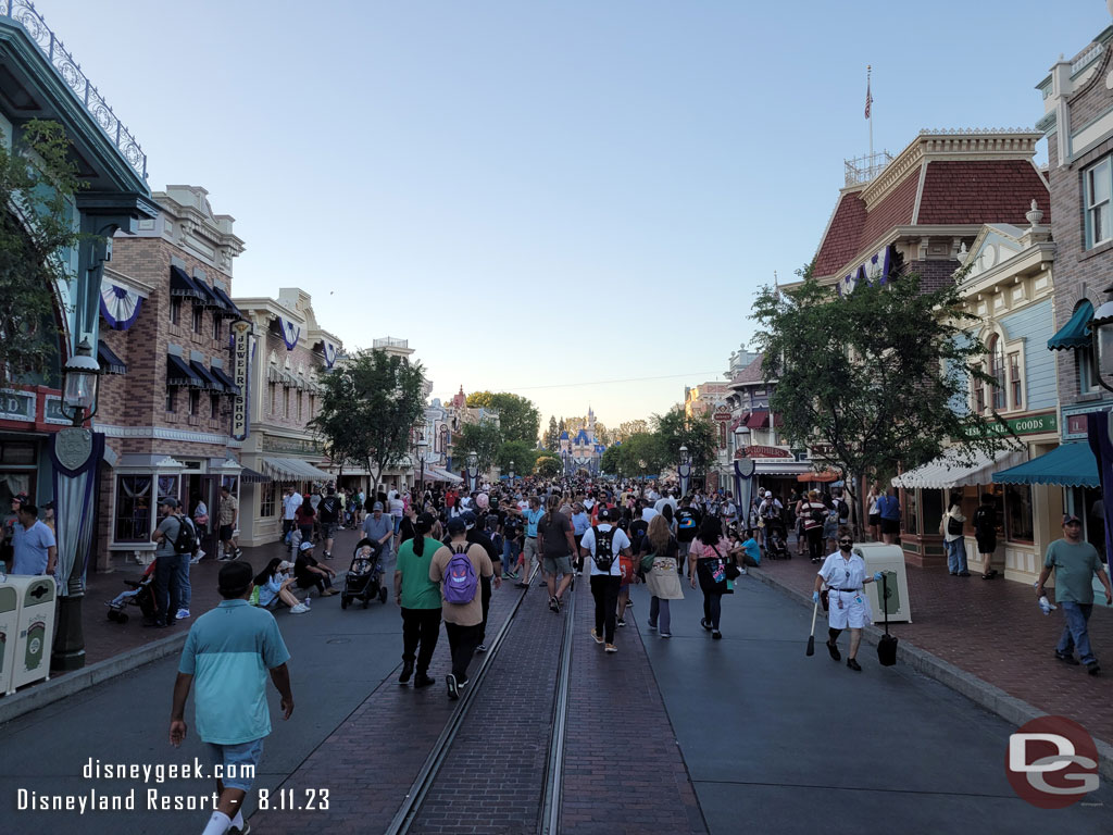 7:13pm - Main Street USA