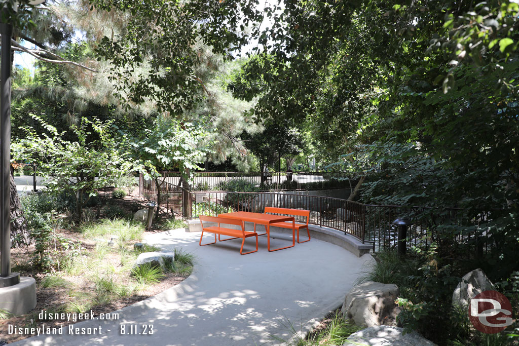 A quiet space to sit.. a stark contrast to the old waterfalls that used to be here which were quite loud.