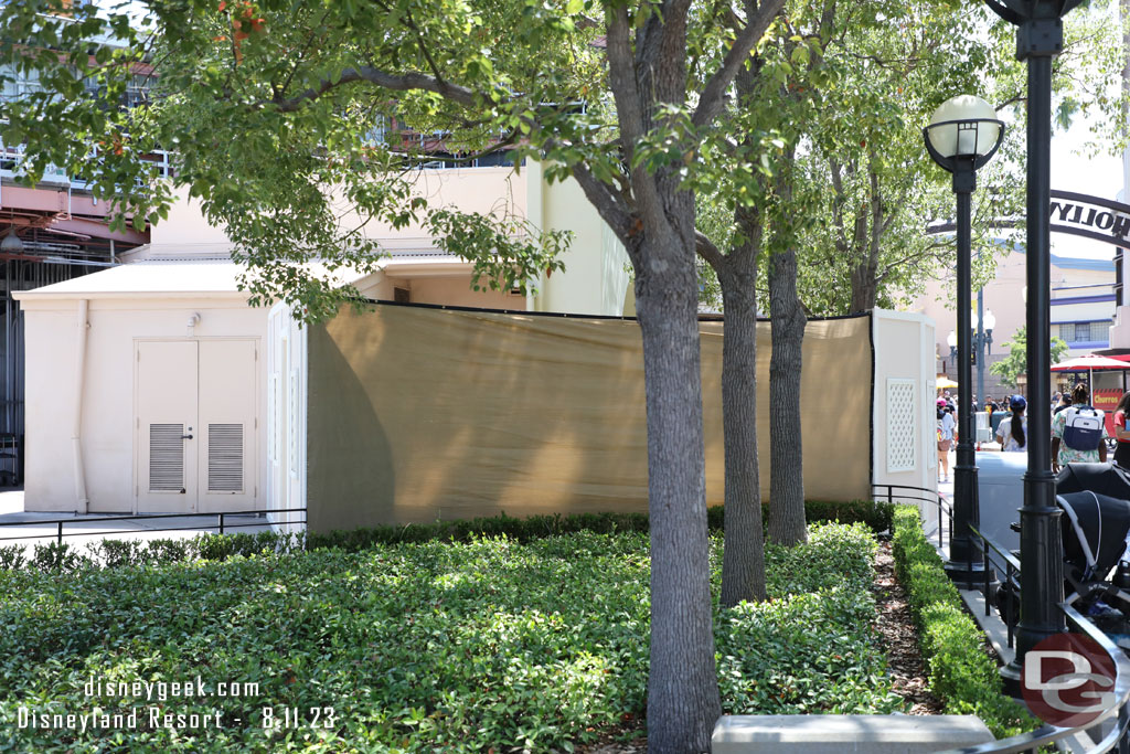 Renovation work in Hollywood Land.