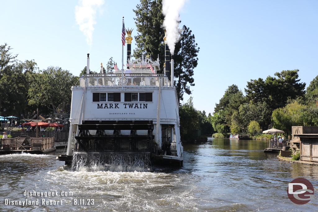 The Mark Twain back on the move.